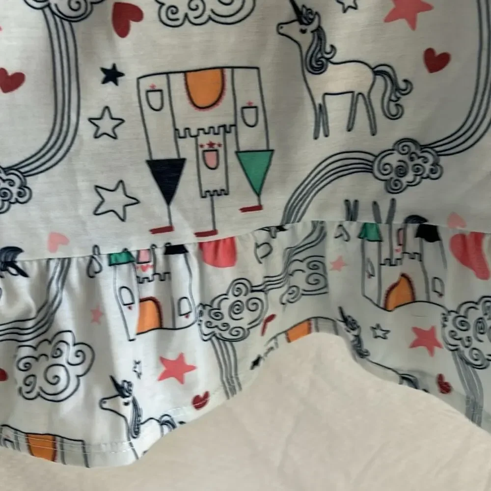 Gymboree S 5/6 nightgown bundle unicorn castle & presents same style nwot